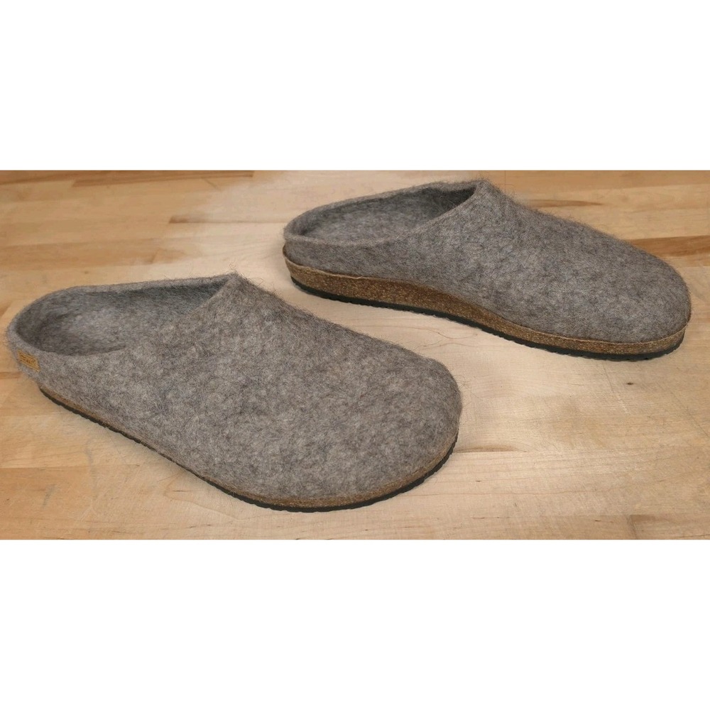 Stegmann Felt Clogs Alpaca Eco Wool Gray Slip On Shoe Mens Size 12